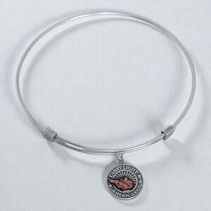 Alex And Ani Liberty Copper Carry Light Sterling Silver 925 Expandable Bangle